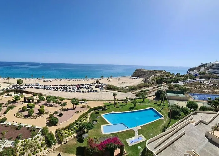 Top-Floor Beachfront Apartment With Parking, Pool, & Spacious Sea-View Balcony